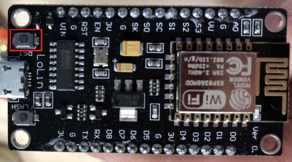 esp8266 - resetknopf