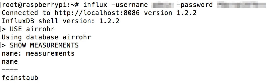 influxdb