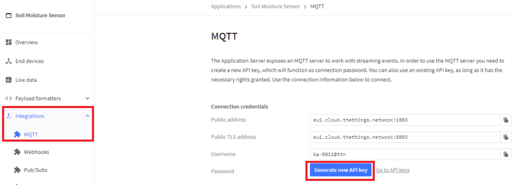 ttn v3 stack mqtt