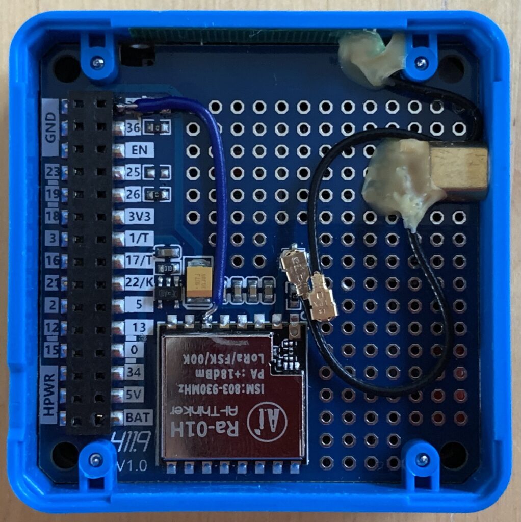 M5Stack_LoRa868_DIO1_Connection