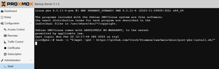 Der Proxmox Backup Server - Björns Techblog
