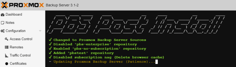 Der Proxmox Backup Server - Björns Techblog