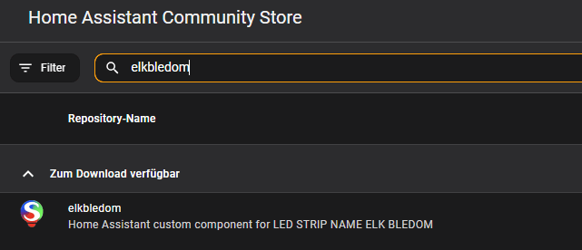 ELK-BLEDOM HACS