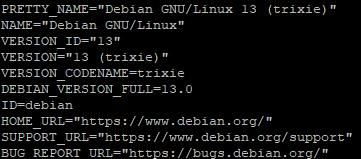 Debian 13 Trixie 