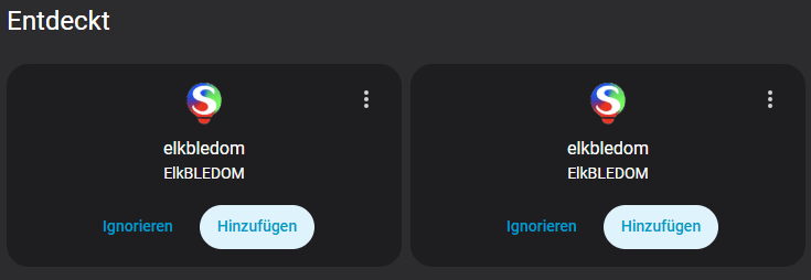 ELK-BLEDOM - Autodetect