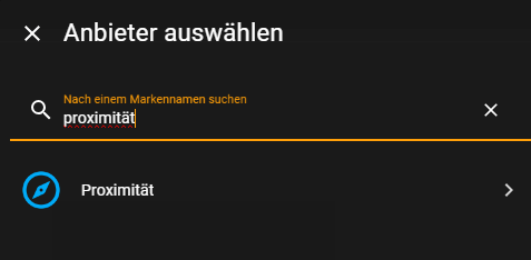 Proximity - Integration Install