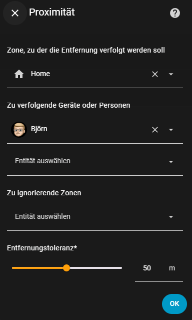 Proximity - Integration Config