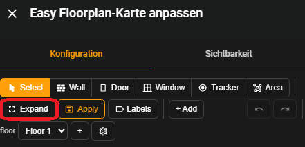 Easy Floorplan Konfiguration